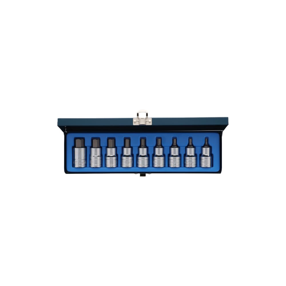 SIGNET DR Hex Bit Socket Set with 23899 1/2 9-Piece Case,