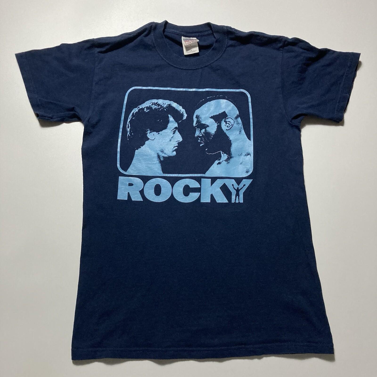 vintage rocky balboa vs mister t movie tee size small L