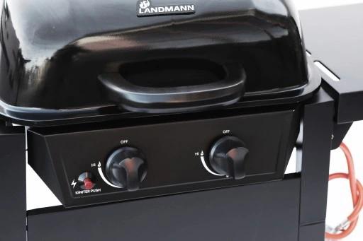 Grill Gazowy Landmann 2.0 Żeliwny Ruszt 51 X 38,6Cm 6Kw Kompaktowy