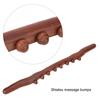 Guasha Wood Stick Tool 8 Beads Lymphatic Drainage Fatigue Relief Handheld Point Treatment Scraping Massage Rod