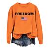 Women's Fashionable Casual Round Neck Loose Printed Long Sleeved Sweatshirt