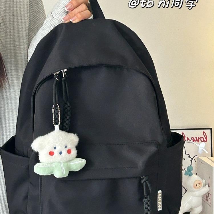 Schoolbag Schoolbag Female College Student Simple Design Junior High School Student Backpack Large Capacity Korean Version Mori Girls Travel Backpack