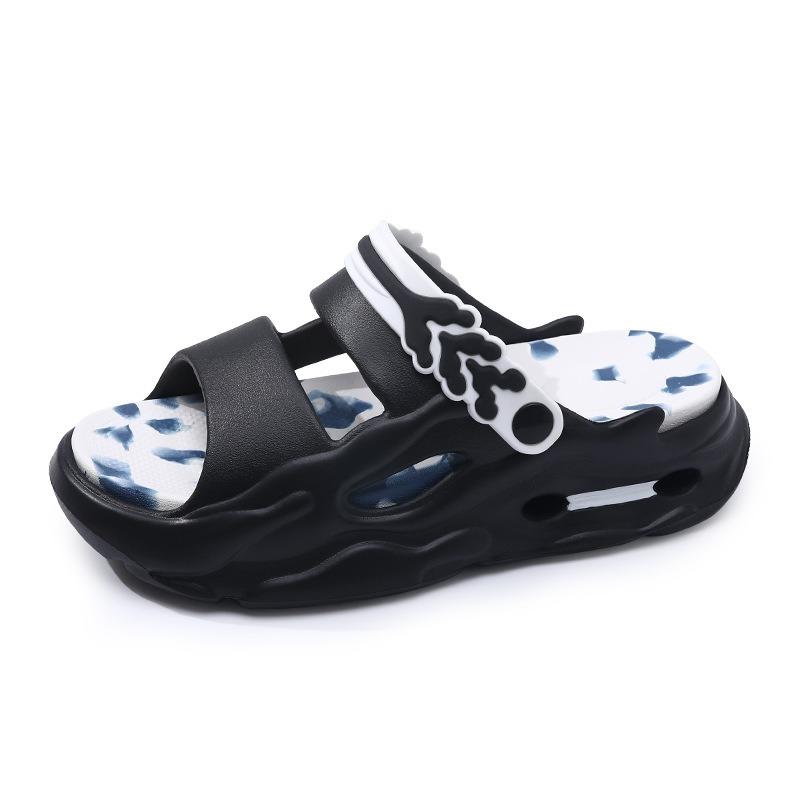 

Couple sandals summer new wear beach slippers large size casual sandals slippers men 36-37 чорний
