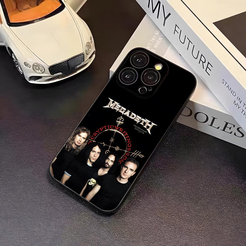 Rock Band M-Megadeth Phone Case For 16 Pro Max Iphone 17 Pro Max 14 15 Plus 12 13 11 Pro Xr X Xs SE Back Cover