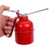 Hand Pump Oiler Can Metal Oil Can Oil Pot with Spout Pump Oiler Industrial Home Vehicles Lubrication Lubricating Oil Can Garage
