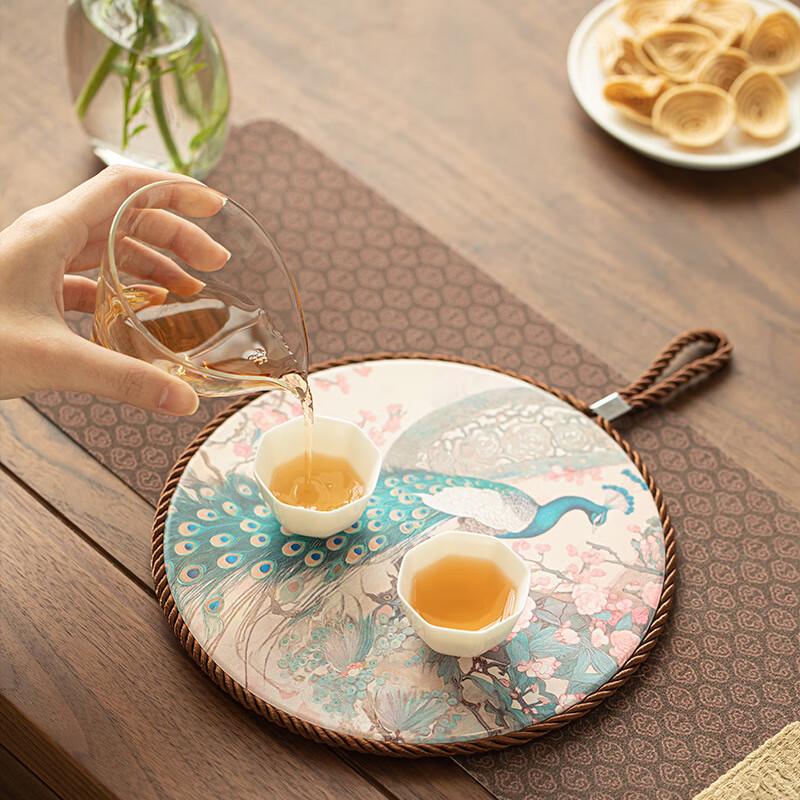 Peacock Absorbent Dry Bubble Tea Tray