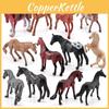 Realistic World Horse Model Set Static Miniatures Of Keat Marshal Morgan And Freis