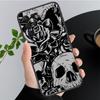 Phone Case for Samsung Galaxy A35 A55 A54 A15 A25 A05s A05 A22 A24 A52 A33 A34 M34 M14 M54 M23 Skull Rose Butterfly Case Funda