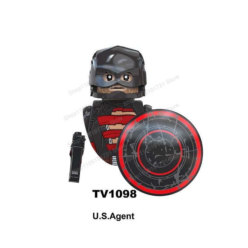 Blind Box Anime Super Cartoon TV Movies Heroes Assembly Building Blocks Kid MINI Brick Toy Collection Gift Christmas Gift TV6220