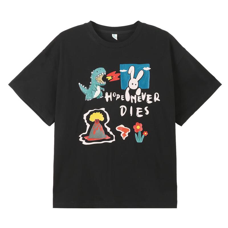 Boys' Casual Cartoon Print Short Sleeve T-Shirt