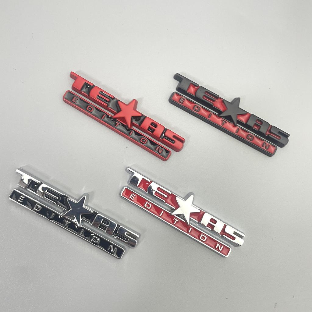 Texas Edition Emblem Dashboard Console Badge for Rubicon Compass Steering Wheel Emblem Interior Car Stickers Central Control Emblem