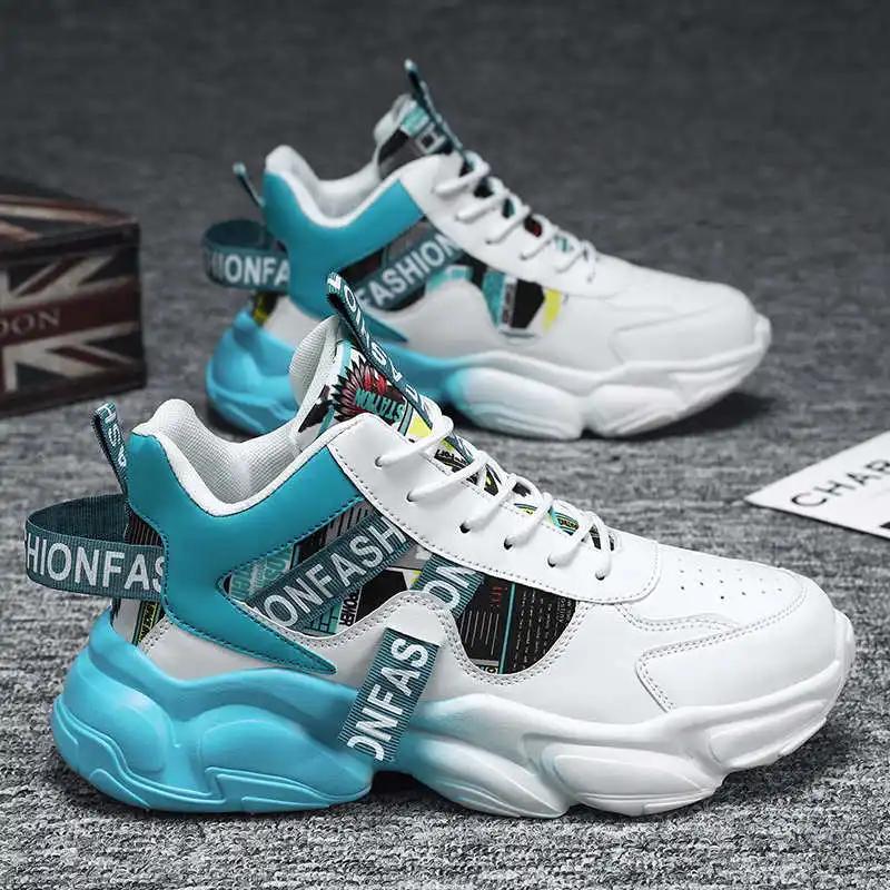 Thick-heeled Low Women's Black Sports Shoes Casual Tenis Gym Colored Sneakers Ladies New Fast Pro Premium Foot-wear