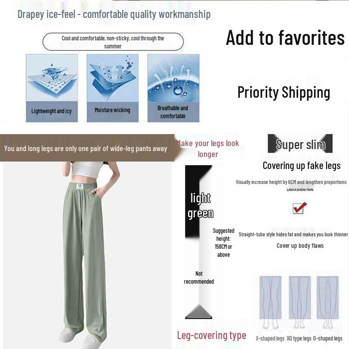 

Beige High-Waisted Women s Sweatpants: 2026 Summer Style, Loose Drapey Straight-Leg Banana Pants, Casual Wide-Leg Design 2XL (131-145 lbs, Slimming)