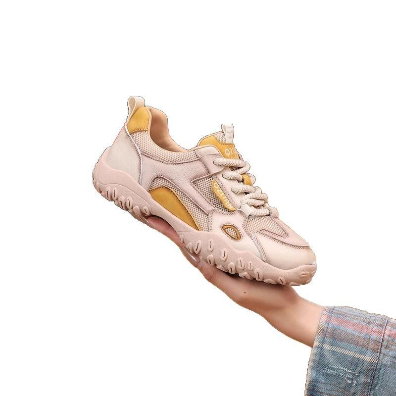 2025 new Forrest Gump shoes women's flat non-slip soft sole soft surface mesh comfortable German training sports and leisure shoes running shoes