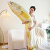 Hema Large Fresh Yellow Croaker Long Strip Pillow Chinajoy Fun Stuffed Plush Toy