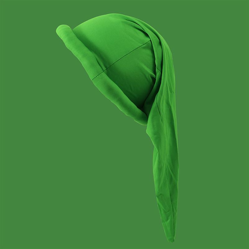 1PC Christmas Hat Fun Solid Color Holiday Surprises Comfortable Playful Polyester Stage Performances Dwarf Shaped Atmosphere