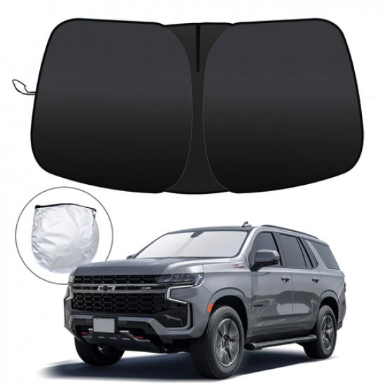 Car Windshield Sun Shade Cover For Chevy Tahoe 2015-2020 Foldable UV Block Visor