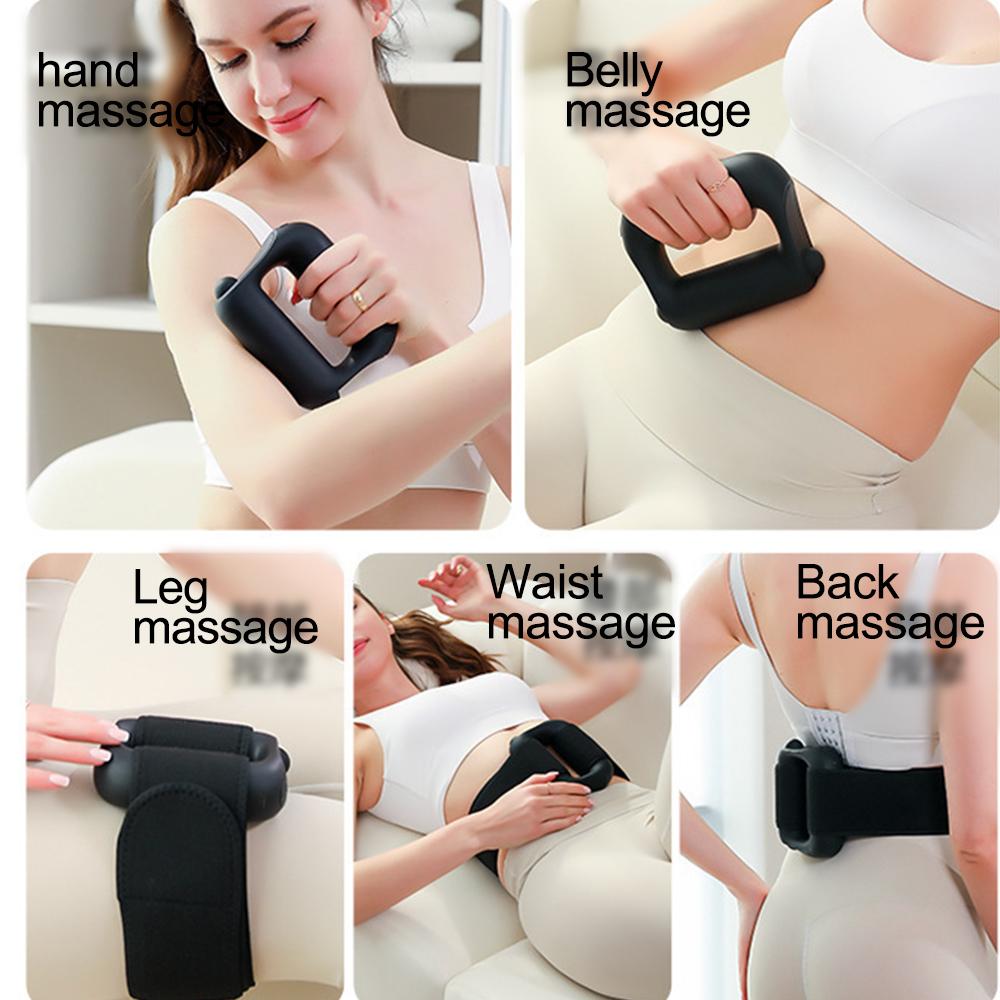 Elektrický vibrační masážní přístroj pro spalování tukové hmoty břicha a nohou pro muže a ženy, přenosný elektrický relaxační vibrační masážní přístroj na svaly