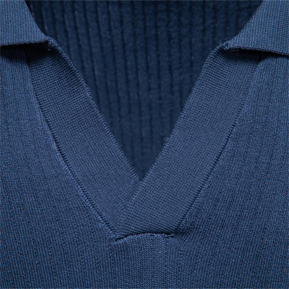 Men's Polo Shirt AIOPESON REGULAR FIT Luxury Solid Color Breathable Polo Old Money