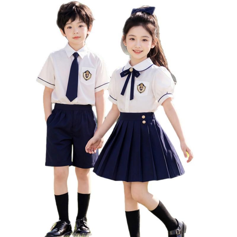 British Style Summer School & Kindergarten Uniform Set for Graduation and Chorus Performance