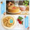 20 Pieces Birthday Cookie Stencil Templates Decoration Cookie Stencil for Birthday Coffee Cake Templates Reble Painting Mold Tools, Dessert, Coffee