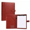 1-pack A4 leather folder/business manager folder, magnetic clasp design, with storage function and note pad