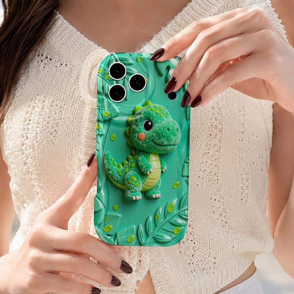 Lovely Cartoon Daily Wavy Frame Silicone Case For iPhone 17 16 15 14 Pro Max Plus XR XS Anti Drop Soft Phone Cover