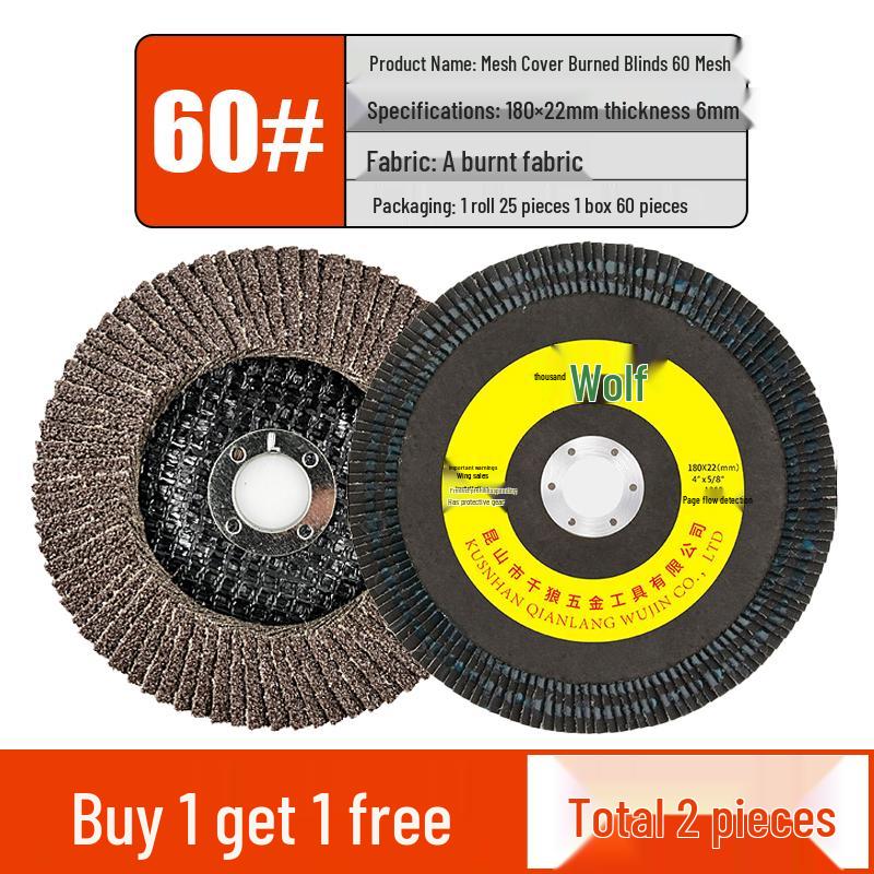Flap Disc Grinding Wheel for Angle Grinder - 125/150/180mm, Metal & Stainless Steel Sandpaper