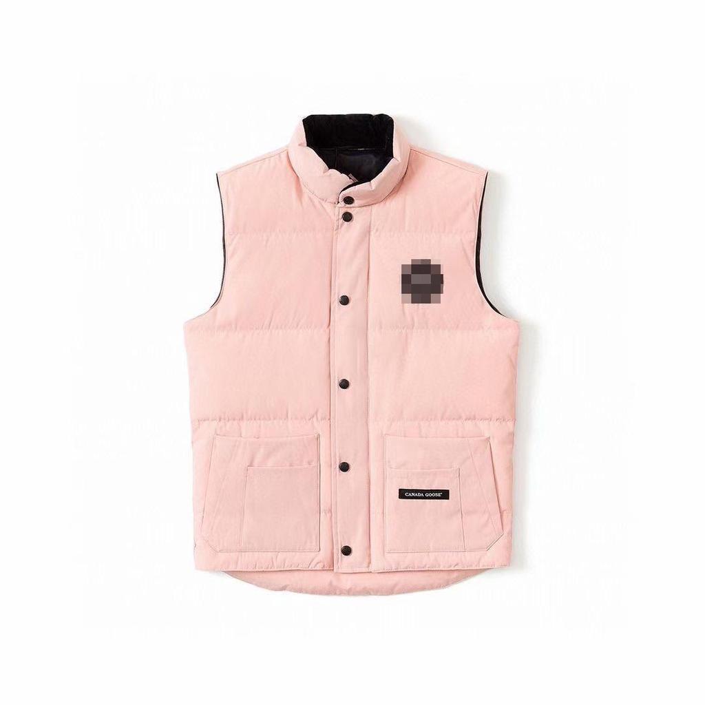 08 Stil Canada Goose Daunenweste: Stehkragen Unisex Ärmellose Oberbekleidung - Wasserdicht, Warm mit Schulterpolstern.