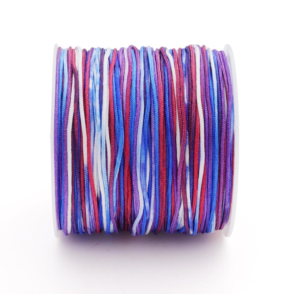 5-50m/lot 0.8mm Cotton Cord Nylon Cord Thread String DIY Beading Braided Bracelet Jewelry Making