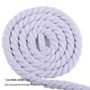 10mm Colored Cotton Rope - 1cm Thick Braided Rope for DIY Crafts, Weaving, Curtain Bundling, and More