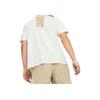Puma X Ciele Co-Branded Logo Patch V-Neck Short Sleeve T-Shirt Men Tops White 523422-66