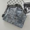 Clearance Denim Vest Jacket for Men, Spring and Autumn, Trendy Brand, Loose Fit, Cool Style, Workwear Vest