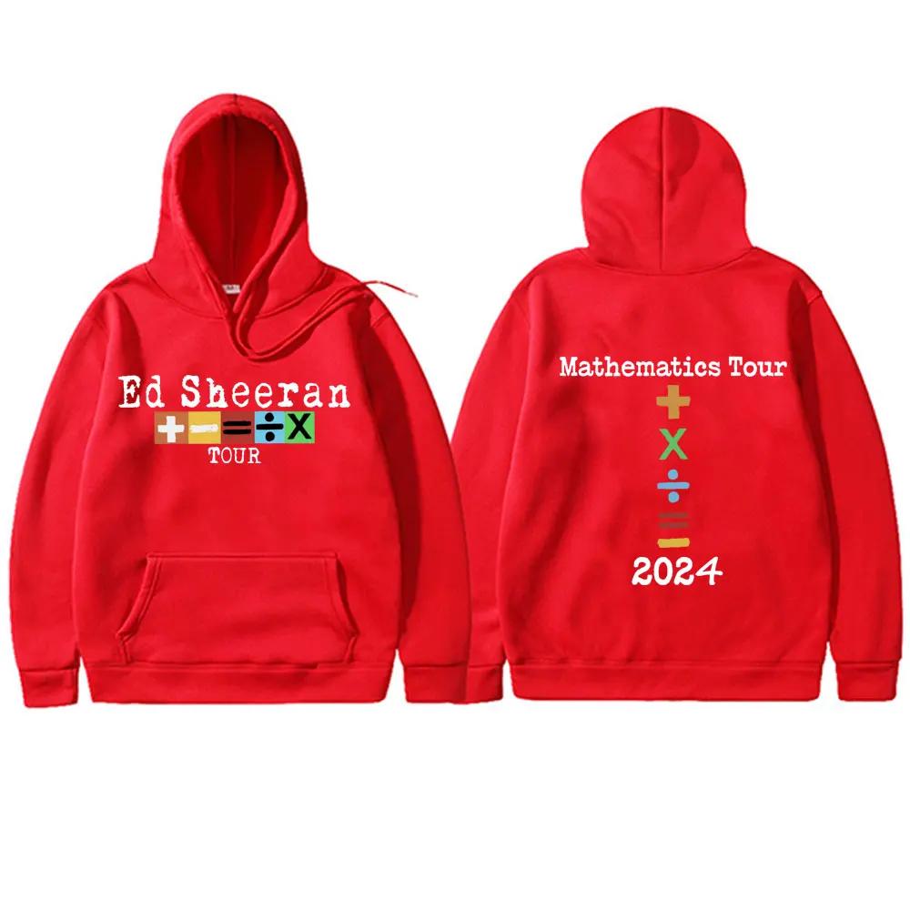 Pop Singer Ed Sheeran Concert Tour Mathematics Hoodie Men Women FleeceSweatshirt Men's Hip Hop  Hoodies