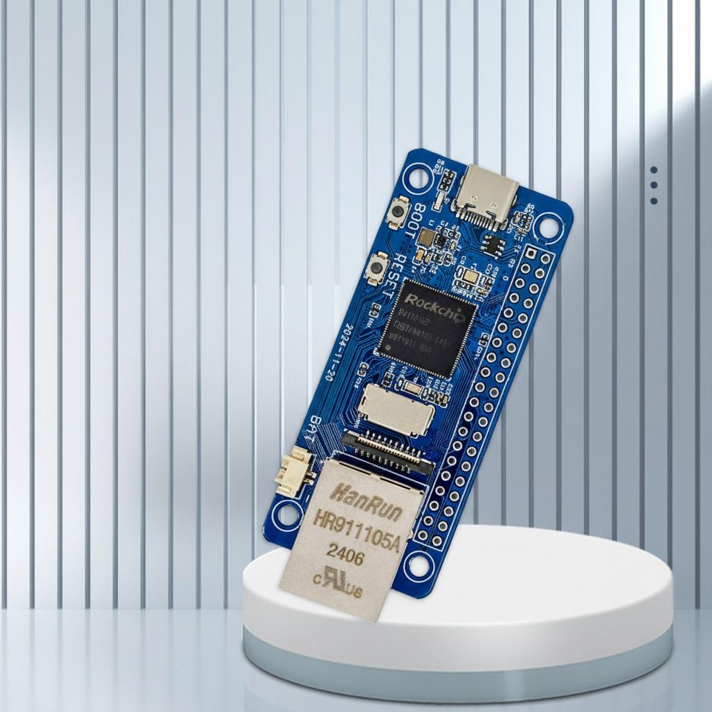 

LCPI Rockchip RV1106 RISC-V Architecture 256MB Flash AI Development Board 10*10*2 білий
