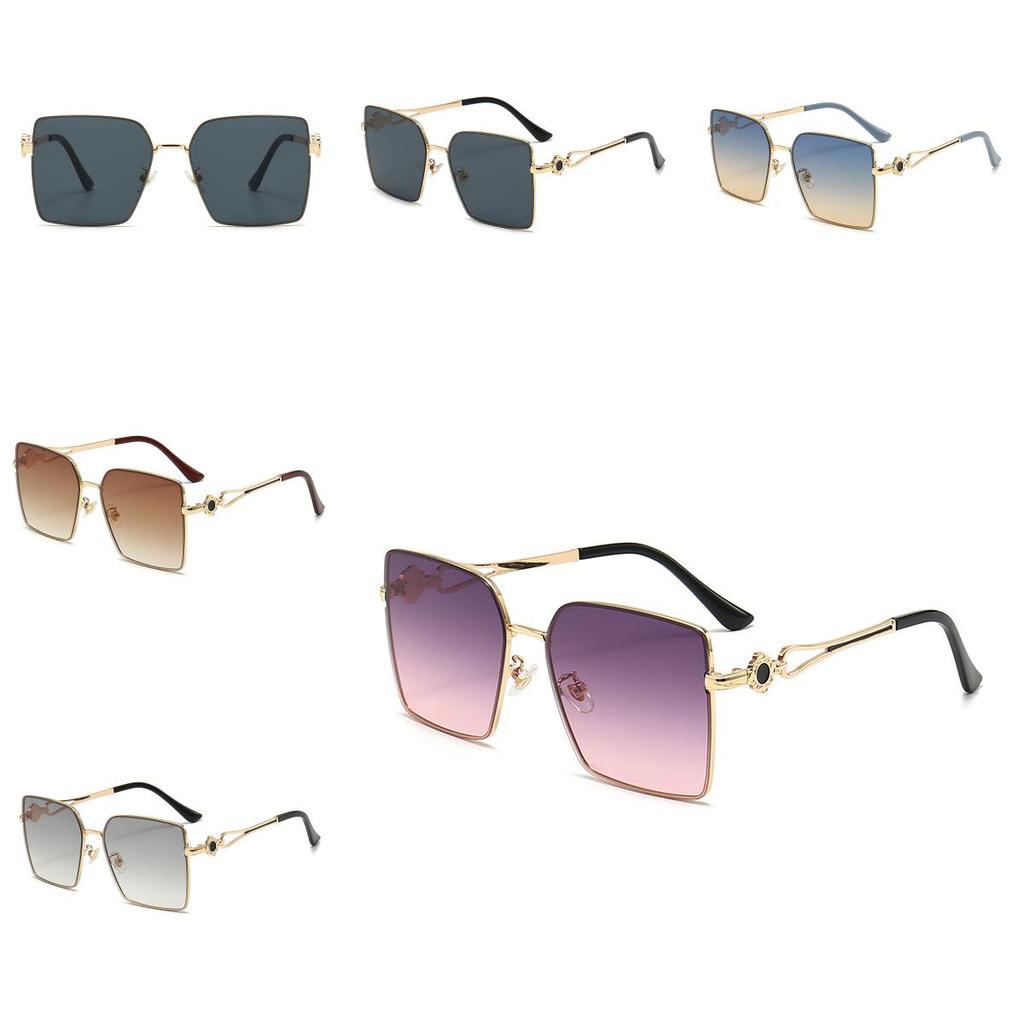 Stylish Stryle Square Frame Sunglasses For Women Summer Outdoor Protection Sun