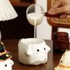 Lovely Ceramic Coffee Mug 350ml Cartoon Halloween Teas Cups Unique Porcelains Lattes Cups Christmas Birthday Gift