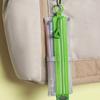 Elastic Strap Zipper Pencil Case Mesh Fabric Stationery Organizer Mesh Pen Pouch  School Supplies