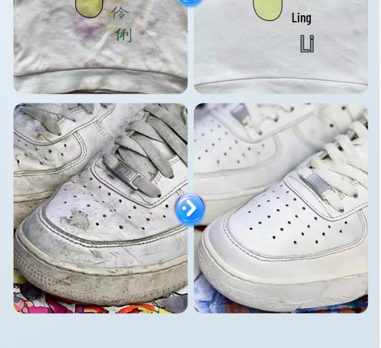 Powerful De-yellowing and Whitening Laundry Stain Remover for School Uniforms and Colored Clothes