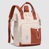 Zaino in Nylon Orsetto Carino per Donna Grande Capacità Multitasche Scuola Viaggio Daypack Leggero