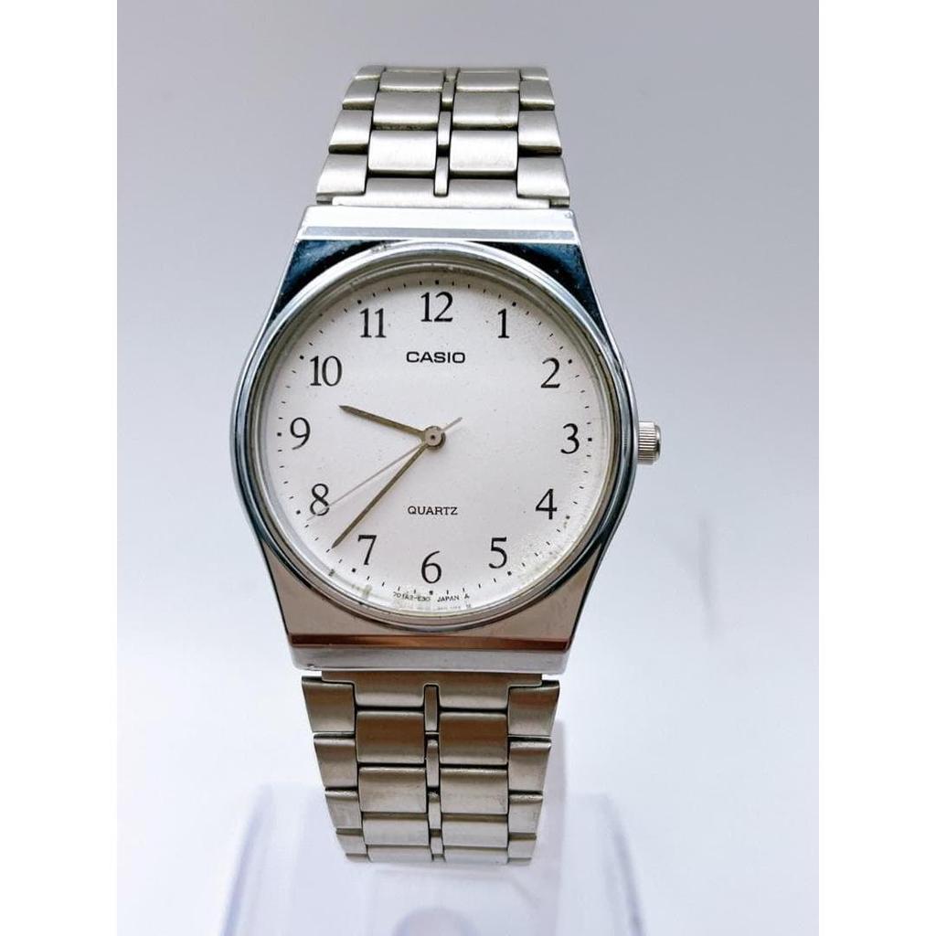Used CASIO Watch, Working Condition, 705 MQ-336, Quartz, White