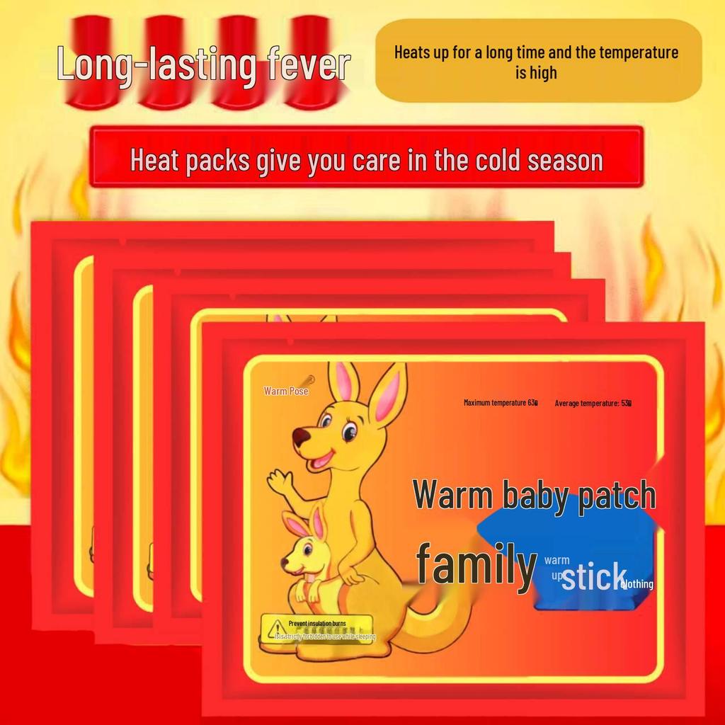Spot Mutterkraut Selbsterwärmendes Baby-Körperwärmer-Pflaster - Verbesserte Kältevertreibung, Einweg-Wärmepflaster