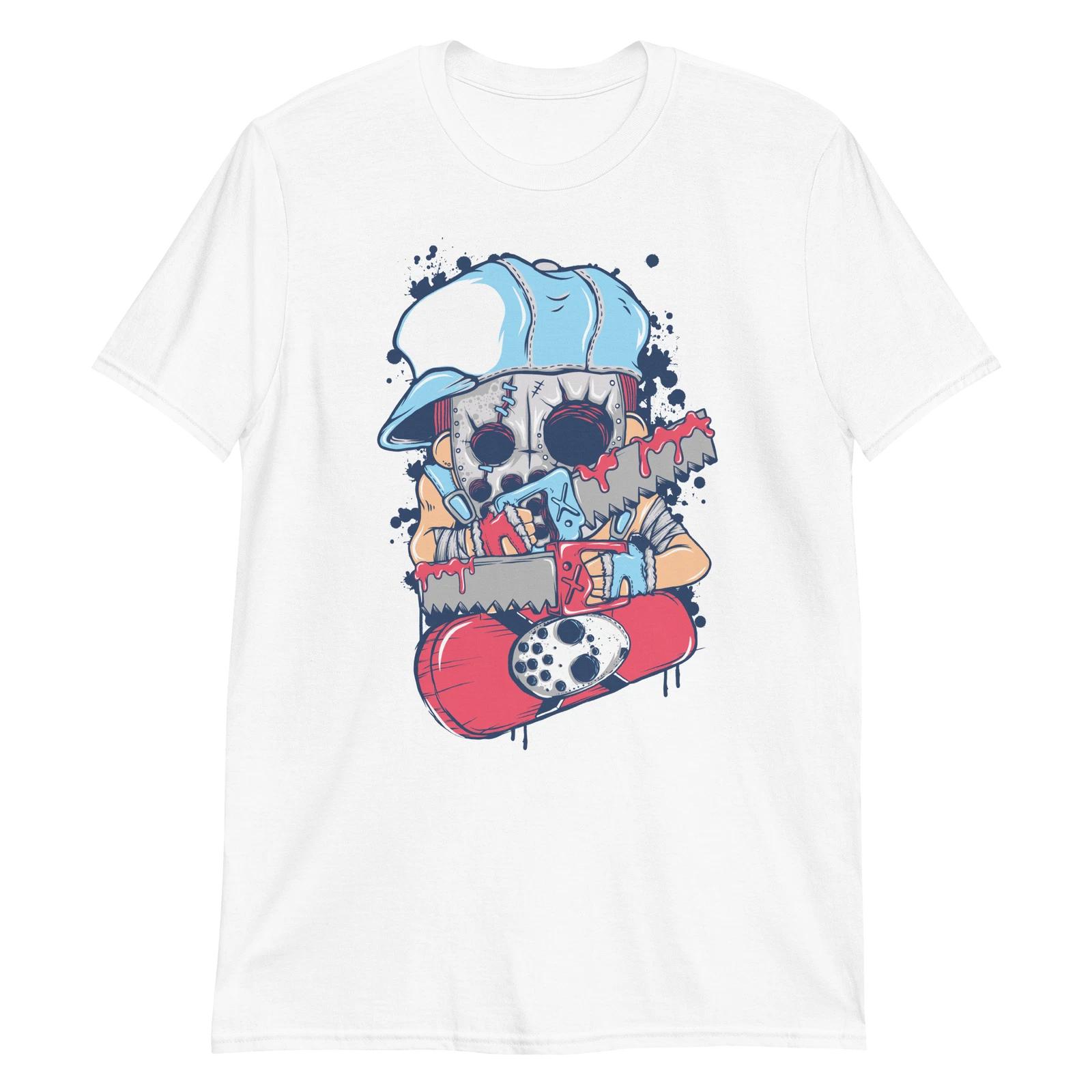 Horror Jason Unisex T-Shirt Retro Gothic Grunge Punk Friday 13 Death Movie 4XL