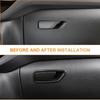 2xCarbon Fiber Co-pilot Storage Box Handle Cover Trim For +Ford Bronco Sport