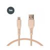 USB uz Lightning kabelis - KSIX - B0914ECO02 - Balts - 1 metrs - Uzlāde un sinhronizācija
