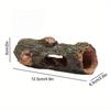1PC Aquarium Dekoration Ornament Grau Hohl Stamm Aquarium Dekoration Log Dekoration Aqua Harz Baum Zweig Versteckten Hohlen Baum