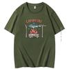 Summer Outdoors Street Fashion Camping Campfire Graphic Cotton Tshirt Harajuku Streetwear Tees Tops Short Sleeve Tshirts