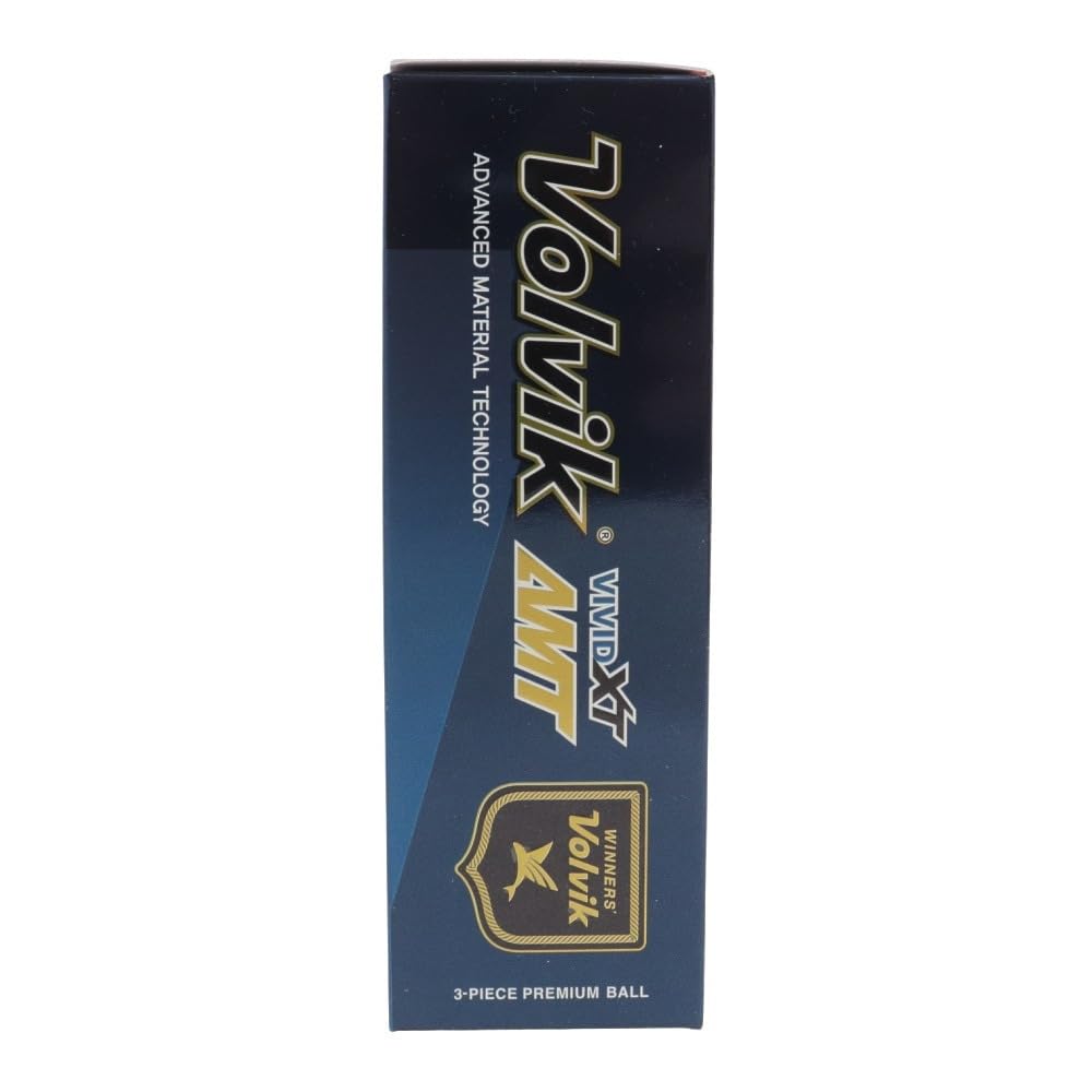 Volvik XT AMT Golf Balls, VOLVIK VIVID XT AMT, Orange (3 Balls per Sleeve)
