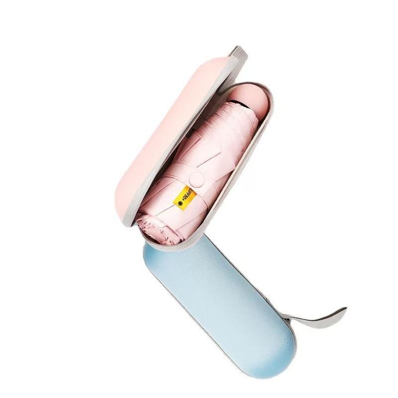 Women's Compact Mini Umbrella, UV Protection, Sunscreen, Dual-use Sun & Rain Pocket Sunshade