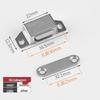 Stainless Steel Magnetic Cabinet Door Suction Clip - Strong Household Hardware Accessory